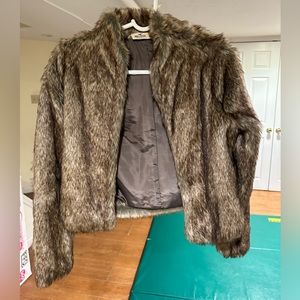 Hollister Faux Fur Jacket
